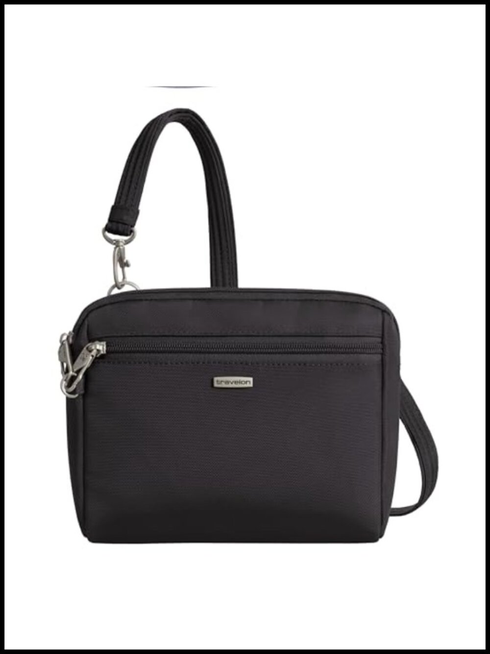 Anti-Theft Convertible Crossbody & Waist Pack Locking RFID Secure Travel